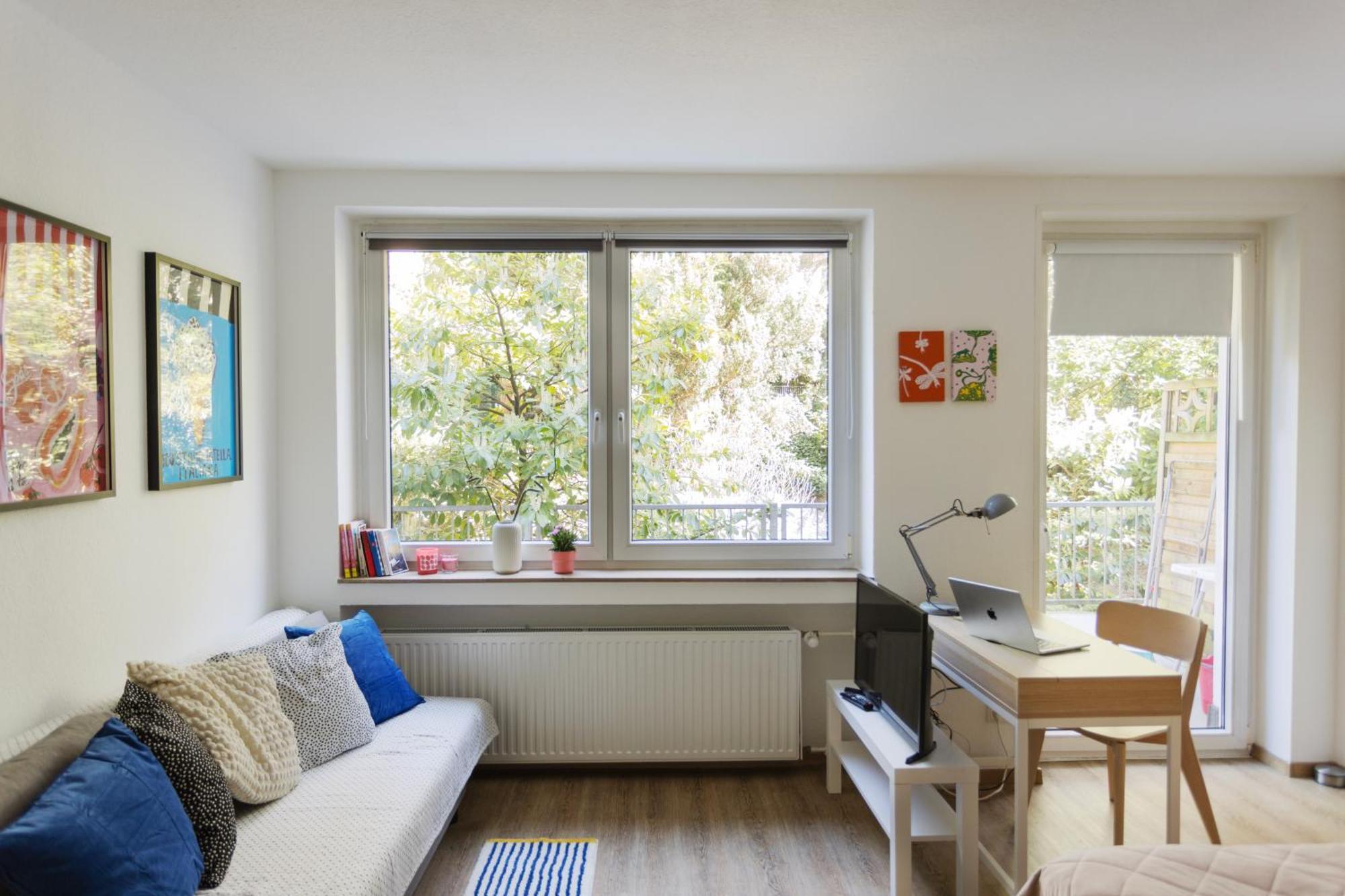 Central Apartment With Terrace And A Free Parking Duisburg Exterior foto