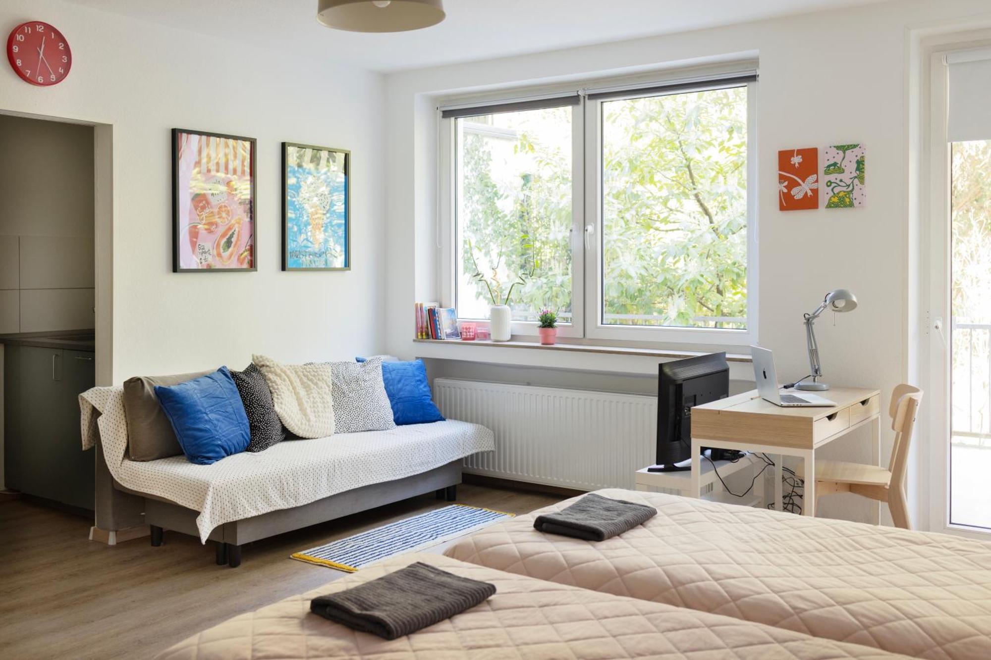 Central Apartment With Terrace And A Free Parking Duisburg Exterior foto